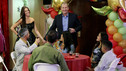 MODERN FAMILY - "Strangers on a Treadmill" - Claire and Mitchell enlist each other's help in trying to spare their significant others from embarrassment - Cameron from his unfortunate wardrobe choices, and Phil from his joke-ridden speech for the realtors' banquet. Meanwhile Jay tries to prove a point to Gloria by attending a quinceaera thrown by one of his employees, and Haley gives Alex sisterly advice on how to be cool, on "Modern Family," WEDNESDAY, OCTOBER 13 (9:00-9:31 p.m., ET), on the ABC Television Network. (ABC/KAREN NEAL) SOFIA VERGARA, ED O'NEILL
