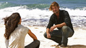 LOST - "House of the Rising Sun" - Walt and the others are shocked when Michael is brutally beaten, but only the non-English-speaking Jin and Sun know the truth behind the attack. Meanwhile Kate, Jack, Sawyer and Sayid argue about where the survivors should camp -- on the beach, where they're more likely to be seen, or in a remote inland valley where fresh water abounds; and Locke discovers Charlie's secret, on "Lost," WEDNESDAY, OCTOBER 27 (8:00-9:00 p.m., ET), on the ABC Television Network. (ABC/MARIO PEREZ) EVANGELINE LILLY, JOSH HOLLOWAY