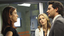 PRIVATE PRACTICE - "In or Out" - Much to her displeasure, Addison is teamed with a new oncologist, Dr. Rodriguez, to treat a newborn baby with a malignant tumor; when Violet and Sheldon visit a prison in order to interview inmates who are up for parole, Pete is highly uncomfortable as Violet tries to help a parolee; and Addison and Violet suggest Sheldon could be the solution for Amelia's needs, on "Private Practice," THURSDAY, OCTOBER 21 (10:01-11:00 p.m., ET) on the ABC Television Network. (ABC/RON TOM) KATE WALSH, KADEE STRICKLAND, CRISTIAN DE LA FUENTE