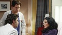 GREY'S ANATOMY - "Scars and Souvenirs" - The race for chief heats up after a new competitor enters the fray, tensions escalate between Izzie and George, and Callie must reveal a big secret. Meanwhile, Derek treats a patient near and dear to him, while Alex continues his work with Jane Doe, on "Grey's Anatomy," THURSDAY, MARCH 15 (9:00-10:01 p.m., ET) on the ABC Television Network. (ABC/RON TOM) PATRICK DEMPSEY, T.R. KNIGHT, SHOHREH AGHDASHLOO