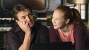 Mystery DadCastle is either pondering the plot of a new murder mystery or wondering if his daughter is smirking because she knows something he doesn't.