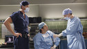GREY'S ANATOMY - "Give Peace a Chance" - When Isaac, the hospital lab tech, has an inoperable tumor wrapped around his spine, he turns to Dr. Derek Shepherd to do the impossible, and Derek tests the Chief's authority when Richard objects to moving forward with the risky surgery, on "Grey's Anatomy," THURSDAY, OCTOBER 29 (9:00-10:01 p.m., ET) on the ABC Television Network. (ABC/KAREN NEAL) ERIC DANE, PATRICK DEMPSEY, CHYLER LEIGH