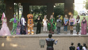 THE BACHELOR - "Episode 1602" - Twelve bachelorettes meet Ben at a local park for the first group date of the season. Ben reveals that the women will audition for and perform in a community play. But this dramatic showcase was written by children. The women are called upon individually to perform a series of embarrassing impersonations for Ben and the children. After casting the women in roles ranging from a princess to a weasel, Ben drops another bombshell: the performance will take place that night in front of a live audience. One anxious bachelorette flubs her lines, but recovers nicely and steals the show and a kiss from Ben. When the 12 ladies join Ben at a posh poolside after party at a hotel, Blakeley lures him into a steamy make out session, much to the horror of the other women. Samantha is so disturbed at this shameless ploy for Ben's attention that she escapes to the bathroom in tears, on "The Bachelor," MONDAY, JANUARY 9 (8:00-10:01 p.m., ET), on the ABC Television Network. (ABC/RON KOEBERER) JACLYN, MONICA, JENNA, BLAKELEY, NICKI, SAMANTHA, BRITTNEY, JENNIFER, RACHEL, EMILY, JAMIE, SHAWN