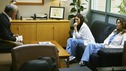 GREY'S ANATOMY - "Not Good at Saying Sorry (One More Chance)" - Thatcher Grey, Meredith and Lexie's estranged father, comes to Seattle Grace to apologize as part of his recovery, on "Grey's Anatomy," THURSDAY, APRIL 30 (9:00-10:02 p.m., ET) on the ABC Television Network. (ABC/SCOTT GARFIELD) JEFF PERRY, CHYLER LEIGH, ELLEN POMPEO