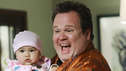 Cam, I Am  Cameron Tucker of Modern Family may have been a tough football player in college but he's a big softy when it comes to raising Lily. Sneaking around to avoid Mitchell's more uptight style of parenting, this stay-at-home dad is always pushing the limits of fun. From dressing up Lily in extravagant costumes to keeping her up late to watch Scarface ("Say goo-goo, ga-ga to my little friend"), Cam can't get enough of daddy's little girl.  Click Here for more Dad Moments from Modern Family