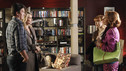 CASTLE - "Anatomy of a Murder" -- Mysteries abound when pallbearers at a funeral lose control of a surprisingly heavy casket only to have a second unknown woman tumble out along with the original deceased. When Castle and Beckett learn that the victim was a doctor at County Hospital, their investigation takes them into the world of amorous, bed-hopping physicians. Did jealousy turn to murder, or did the doctor's mysterious work outside the hospital lead to her demise? Meanwhile, Castle's relationship with Gina is challenged when she tries to bond with Alexis, on "Castle," MONDAY, OCTOBER 18 (10:01-11:00 p.m., ET), on the ABC Television Network. (ABC/JORDIN ALTHAUS) NATHAN FILLION, MONET MAZUR, MOLLY QUINN, SUSAN SULLIVAN
