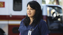 GREY'S ANATOMY - ABC's "Grey's Anatomy" concludes the season with a two-hour shocker, THURSDAY, MAY 20. In the first hour, entitled "Sanctuary" (9:00-10:00 p.m., ET), Seattle Grace Hospital is hit with a crisis like no other in its history. Then, in the second hour, "Death and All His Friends" (10:00-11:00 p.m., ET), Cristina and Meredith's surgical skills are put to the ultimate test. (ABC/SCOTT GARFIELD) SARA RAMIREZ