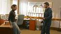 LOST - "Whatever the Case May Be" - Jack, Kate and Sawyer fight over possession of a newly discovered locked metal briefcase which might contain insights into Kate's mysterious past. Meanwhile, Sayid asks a reluctant Shannon to translate notes he took from the French woman, a rising tide threatens to engulf the fuselage and the entire beach encampment, and Rose and a grieving Charlie tentatively bond over Claire's baffling disappearance, on "Lost," WEDNESDAY, JANUARY 5 (8:00-9:00 p.m., ET), on the ABC Television Network.  (ABC/MARIO PEREZ) EVANGELINE LILLY, VICTOR BROWNE