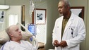 GREY'S ANATOMY - "An Honest Mistake" - The Chief consults with a patient following one of his senior physicians' medical errors, on "Grey's Anatomy," THURSDAY, FEBRUARY 19 (9:00-10:02 p.m., ET) on the ABC Television Network. (ABC/RON TOM) LOUIS GIAMBALVO, JAMES PICKENS JR.
