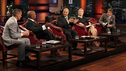 SHARK TANK - "Episode 207" -- A fiery entrepreneur from Washington, DC comes to the Shark Tank with her line of luxury maternity gowns; a Southern belle from South Carolina believes her homemade cakes will be the best the Sharks have ever tasted; and a couple from Minnesota believe their business idea of a cooler fitting inside a golf bag is a sure-fire way to save money on the golf course. Also, the Sharks fight over a product invented by a stay-at-home dad inspired by his long days cleaning up after his kids, and there will be a follow-up on the duo behind Grease Monkey Wipes -- whose impassioned plea in Season 1 landed them a deal with Robert and Barbara -- on "Shark Tank," FRIDAY, APRIL 29 (8:00-9:00 p.m., ET). (ABC/CRAIG SJODIN) KEVIN HARRINGTON, DAYMOND JOHN, KEVIN O'LEARY, BARBARA CORCORAN, ROBERT HERJAVEC