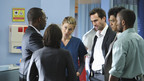 FLASHFORWARD - "Scary Monsters and Super Creeps" - Mark, Demetri and Wedeck try to find a connection between Janis' attack and a separate attack made on them. Meanwhile, as Halloween approaches, Olivia confronts Mark about his flashforward, Demetri and Gough track down a clue that was foreshadowed in Mark's flashforward, Lloyd's son, Dylan, goes missing from the hospital, and the elusive Simon makes contact with a reluctant acquaintance, on "FlashForward," THURSDAY, OCTOBER 29 (8:00-9:00 p.m., ET) on the ABC Television Network. (ABC/CRAIG SJODIN) COURTNEY B. VANCE, AMY ROSOFF, SONYA WALGER, JOSEPH FIENNES, JOHN CHO, LEE THOMPSON YOUNG