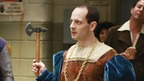 BETTER OFF TED - "You Are the Boss of Me" - With daughter Rose out of town, Ted tries socializing with Lem and Phil. They reluctantly invite him to their Medieval Fight Club, held in Veridian's basement. Once Ted's sucked into the action, he finds he can't stop, oblivious to the fact that his presence is making everyone else feel like they're still on the clock. Meanwhile, Linda attempts to befriend Veronica and realizes they might be better off staying in a boss/employee relationship, on "Better Off Ted," TUESDAY, JUNE 23 (9:00-9:30 p.m., ET) on the ABC Television Network.  (ABC/RON TOM)  JONATHAN SLAVIN