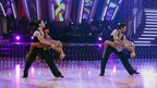 DANCING WITH THE STARS -"Episode 408A" - Viewers will get treated to a special dance-off between Maksim Chmerkovsky and his brother, Val, on "Dancing with the Stars the Results Show," TUESDAY, MAY 8 (9:00-10:01 p.m., ET) on the ABC Television Network. (ABC/CAROL KAELSON) VALENTINE CHMERKOVSKIY, VALERIE KAZHARINOVA, MAKSIM CHMERKOVSKIY, KARINA SMIRNOFF