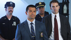 UGLY BETTY - "Crimes of Fashion" - An accident leaves the Modies stunned, and Betty tries to piece together what really happened when a police detective (guest star Mark Consuelos) comes looking for some answers. Meanwhile, Ignacio learns something shocking about Hilda and the coach (guest star Eddie Cibrian), on ABC's "Ugly Betty," THURSDAY, OCTOBER 9 (8:00-9:00 p.m., ET) on the ABC Television Network. (ABC/PATRICK HARBRON) MARK CONSUELOS
