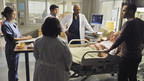 GREY'S ANATOMY - "Perfect Little Accident" - When famous surgeon Dr. Harper Avery is rushed to Seattle Grace-Mercy West, the staff is surprised to discover that one of their own is related to this legend, and his unorthodox request for his surgery causes tensions between Derek and Richard. Meanwhile Callie and Arizona try to help Teddy and Sloan move on from their pasts and find greener pastures, on "Grey's Anatomy," THURSDAY, MARCH 4 (9:00-10:01 p.m., ET) on the ABC Television Network. (ABC/ERIC MCCANDLESS) ELLEN POMPEO, CHANDRA WILSON, PATRICK DEMPSEY, JAMES PICKENS JR., CHELCIE ROSS, JESSIE WILLIAMS