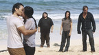 LOST - "The Last Recruit" - Alliances are forged and  broken as the Locke and Jack camps merge, on "Lost," TUESDAY,  APRIL 20 (9:00-10:02 p.m., ET) on the ABC Television Network. (ABC/MARIO  PEREZ) DANIEL DAE KIM, YUNJIN KIM, JORGE GARCIA, EVANGELINE LILLY, JOSH  HOLLOWAY