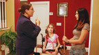 SUPERNANNY - "Bruno Family" - John and Denise Bruno have their hands full with their four girls. Dad's got issues with the two teenagers, Mariah (15) and Taylor (13), while Mom's fed up with the two youngest, Bella (6) and Sam (4). Mariah was born with fairly severe cerebral palsy and gets daily physical therapy from Mom, but she has no physical contact with Dad, as he no longer helps her out with her therapy. Mariah craves her dad's affection. John, a very traditional dad, doesn't approve of teen Taylor's punk-goth style and strong-will; they are constantly butting heads. The most difficult part of the day for Denise is when she's trying to do therapy with Mariah and the little ones interrupt and distract them. The girls' tantrums and demands have driven Denise to the end of her rope. Jo's faced with the challenge of saving Dad's relationships with the two oldest girls, especially Taylor, before they're too far gone, and getting Denise to demand respect from the little ones and keep them from interfering with her therapy time with Mariah? Can this family be saved? "Supernanny" airs MONDAY, FEBRUARY 12 (9:00-10:00 p.m., ET), on the ABC Television Network. (ABC/C. JORDAN HARRIS) JO FROST, MARIAH BRUNO, TAYLOR BRUNO