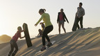 THE BACHELOR: ON THE WINGS OF LOVE - "Episode 1404" - Traveling to beautiful Pismo Beach, six lucky women join Jake for a crazy day of dune buggying and sand surfing. The Bachelor comes to the rescue when Vienna and Jessie get their dune buggy trapped in the sand. Corrie, one of the more timid women, surprises the rest when she tackles Jake in the sand and grabs some extra time with the Bachelor. That night the group spends an evening at the Madonna Inn, famous for its outrageous dcor. A rose is a stake and the competition heats up, but Vienna's strategy to have the last memorable moment of the night with Jake doesn't sit well with the other women, on "The Bachelor: On the Wings of Love," MONDAY, JANUARY 25 (8:00-10:00 p.m., ET), on the ABC Television Network. (ABC/GREG ZABILSKI) VIENNA, TENLEY, CORRIE, ASHLEIGH, JAKE PAVELKA