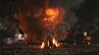 LOST - "Through the Looking Glass" - Jack and the  castaways begin their efforts to make contact with Naomi's rescue ship,  on the season finale of "Lost," WEDNESDAY, MAY 23 (9:00-11:00  p.m., ET), on the ABC Television Network. (ABC/MARIO PEREZ) EXPLOSION