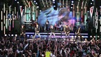 JIMMY KIMMEL LIVE - "Jimmy Kimmel Live" airs every weeknight, (12:05 - 1:05 a.m., ET), following "Nightline," featuring a diverse lineup of guests that include celebrities, athletes, musical acts, comedians and human interest subjects, along with comedy bits and a house band. The guests for MONDAY, MARCH 2 included actress Evangeline Lilly ("Lost"), Jason Mesnick ("The Bachelor: After the Final Rose") and musical guest New Kids on The Block. (ABC/RICHARD CARTWRIGHT) NEW KIDS ON THE BLOCK