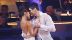 Mya and Dmitry Chaplin dance the Viennese Waltz in Week 1 of DANCING WITH THE STARS. 