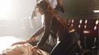 CASTLE - "When the Bough Breaks" - Castle's book agent, Paula Haas (guest star Debi Mazar), approaches him with a career changing opportunity, but taking it would mean the end of his relationship with Beckett. Will the murder of an unidentified woman found dead in a manhole be their last case together?, on "Castle," MONDAY, OCTOBER 19 (10:02-11:00 p.m., ET) on ABC. (ABC/KAREN NEAL) STANA KATIC, IVO NANDI, JON HUERTAS