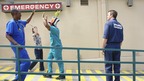 SCRUBS - "My Cuz" - As J.D. plans to move closer to Sam, he reaches out to make peace with Kim (guest starring Elizabeth Banks) and finds that she has a new man, Elliot's ex-boyfriend, in her life (guest starring Scott Foley as Sean). Meanwhile, Turk rallies the troops at Sacred Heart to help him campaign for a promotion to chief of surgery, on "Scrubs," WEDNESDAY, APRIL 22 (8:00-8:30 p.m., ET), on the ABC Television Network. (ABC/RICHARD CARTWRIGHT) DONALD FAISON, NEIL FLYNN