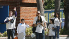MODERN FAMILY - "En Garde" - The whole family comes out to support Manny's newfound interest - fencing. It turns out he's quite masterful in the sport, but Jay's proud enthusiasm triggers an old childhood wound for Mitchell. Meanwhile Phil is determined to find where Luke's hidden talents lie, on "Modern Family," WEDNESDAY, OCTOBER 28 (9:00-9:30 p.m., ET), on the ABC Television Network. (ABC/ADAM LARKEY) ERIC STONESTREET, RICO RODRIGUEZ, SARAH HYLAND, ED O'NEILL, ARIEL WINTER, SOFIA VERGARA