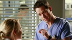 GREY'S ANATOMY - "Where the Wild Things Are" - Six weeks after Derek and Meredith ended their relationship and Derek began dating Rose, Meredith and her fellow residents, Alex, Izzie and Cristina, compete in a surgical contest, with Bailey serving as judge. Meanwhile interns George and Lexie adjust to their new, squalid apartment, and Callie finds a friend in her roommate Cristina's nemesis, Erica Hahn, on "Grey's Anatomy," THURSDAY, APRIL 24 (9:00-10:01 p.m., ET) on the ABC Television Network. (ABC/RON TOM) KATHERINE HEIGL, T.R. KNIGHT