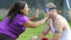 SUPERNANNY - "Bowersock Family" - In her third season premiere, and possibly the most explosive episode ever, Supernanny Jo Frost comes to the rescue of a family caught up in a pattern of hitting, aggression and unhappiness. Jo takes Jennifer, the mom, on an emotional journey to break the cycle of violence that was inflicted on Jennifer as a child, with astounding results, on "Supernanny," MONDAY, DECEMBER 4 (9:00-10:00 p.m., ET) on the ABC Television Network. (ABC/ADAM CAIRNS) JO FROST, THAD BOWERSOCK