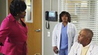 GREY'S ANATOMY - "I Will Follow You into the Dark" - Miranda calls Adele, the Chief's wife, to set him straight, but Adele's form of mediation doesn't take it easy on either side, on "Grey's Anatomy," THURSDAY, MARCH 12 (9:00-10:02 p.m., ET) on the ABC Television Network. (ABC/CRAIG SJODIN) LORETTA DEVINE, CHANDRA WILSON, JAMES PICKENS JR.