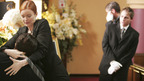 DESPERATE HOUSEWIVES "Next" - Bree ties Rex a new tie, while Andrew looks on in horror - (ABC/VIVIAN ZINK) MARCIA CROSS, SHAWN PYFROM