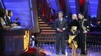 DANCING WITH THE STARS - "Episode 508" - On week eight of "Dancing with the Stars," the remaining celebrities and professional dancers performed a dance discipline for the Ballroom Round and the Latin Round, on MONDAY, NOVEMBER 12 (8:00-9:32 p.m., ET), on the ABC Television Network. (ABC/CAROL KAELSON) CARRIE ANN INABA, LEN GOODMAN, BRUNO TONIOLI, TOM BERGERON, JULIANNE HOUGH, HELIO CASTRONEVES