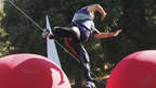 WIPEOUT - "Episode 201" - A volleyball coach, a ninja and a hip-hop instructor compete on obstacles including Brush Rush, Aqua Launch and Buoy Run on this week's episode of "Wipeout," featuring the world's largest obstacle course. Hosted by John Anderson (ESPN's "SportsCenter,"), John Henson ("Talk Soup") and co-hosted by Jill Wagner, "Wipeout" airs WEDNESDAY, SEPTEMBER 2 (8:00-9:02 p.m., ET), on the ABC Television Network. (ABC/PATRICK WYMORE) BOB MACKEY