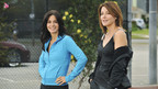COUGAR TOWN - "All the Wrong Reasons" -- A hot tennis instructor gets between Ellie and Jules, Laurie turns to Travis to be her conscience, and Andy and Grayson try to comfort Bobby who is nursing a fresh heartbreak over his ex-wife, on "Cougar Town," WEDNESDAY, JANUARY 27 (9:30-10:01 p.m., ET), on the ABC Television Network. (ABC/ERIC MCCANDLESS) COURTENEY COX, CHRISTA MILLER