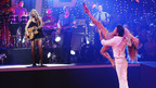 DANCING WITH THE STARS THE RESULTS SHOW - "Episode 907A" - Multi platinum recording artist Colbie Caillat performed her hit single "Fallin' for You" from her sophomore album, "Breakthrough," on "Dancing with the Stars the Results Show," TUESDAY, NOVEMBER 3 (9:00-10:01 p.m., ET), on the ABC Television Network. She was accompanied by "Dancing with the Stars" professional dancers Alec Mazo and Edyta Sliwinska. (ABC/ADAM LARKEY) COLBIE CAILLAT, ALEC MAZO, EDYTA SLIWINSKA