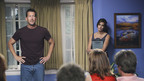 DESPERATE HOUSEWIVES - "Everybody Ought to Have a Maid" - People are quick to pass judgment on others, on ABC's "Desperate Housewives," SUNDAY, OCTOBER 25 (9:00-10:01 p.m., ET). When Juanita's party is on the verge of being ruined after Gaby is deemed a bad mom, Gaby is determined to prove she's a responsible parent; Bree gets defensive when she's judged by a motel maid for having an affair with Karl; Lynette is put off by her new handyman when he defers to Tom for approval on all things; and Susan and Katherine come to blows over Mike. Meanwhile, a lapse in judgment on Danny's part leads to a terrible mishap that Angie and Nick must cover up. (ABC/DANNY FELD) JAMES DENTON, DANA DELANY, TERI HATCHER