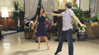 COUGAR TOWN - "Two Gunslingers" -- Upset that her two best friends don't get along but determined to have a fun birthday nonetheless, Jules convinces Ellie and Laurie to go on a wild birthday weekend away, which they do, begrudgingly. But Jules has a chance encounter with her nemesis and her rather flirtatious husband (guest starring Rachael Harris and Alan Ruck), on "Cougar Town," WEDNESDAY, NOVEMBER 18 (9:30-10:01 p.m., ET) on the ABC Television Network. (ABC/DANNY FELD) COURTENEY COX, ALEX SCHEMMER