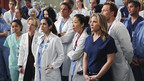 GREY'S ANATOMY - "State of Love and Trust" - As Derek begins his role as interim chief, he faces a potential lawsuit when Bailey and Meredith's patient awakens from anesthesia mid-surgery. Meanwhile, Teddy refuses to place Cristina on her service, as Arizona tests Alex out in Pediatrics, and Mark refuses to speak to a heartbroken Lexie, on "Grey's Anatomy," THURSDAY, FEBRUARY 4 (9:00-10:01 p.m., ET) on the ABC Television Network. (ABC/ADAM LARKEY) CHYLER LEIGH, JUSTIN CHAMBERS, SANDRA OH, ROBERT BAKER, SARA RAMIREZ (OBSCURED), JESSICA CAPSHAW, KEVIN MCKIDD