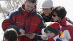 SUPERNANNY - "Quinn Family" - Jo Frost travels to Amherst, New Hampshire to help Gina and David Quinn deal with their four out-of-control teens and tweens in the fifth-season premiere of "Supernanny," airing FRIDAY, OCTOBER 3 (9:00-10:00 p.m., ET) on the ABC Television Network. (ABC/CLAIRE FOLGER) DAVID QUINN, JO FROST, GINA QUINN;  FOREGROUND: CARLI QUINN, COREY QUINN