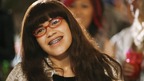 UGLY BETTY - "Crush'd" - Betty works overtime to get the attention of her cute neighbor, struggling musician Jesse (guest star Val Emmich). Meanwhile, Betty's life gets even more complicated when a maxed out and suddenly homeless Amanda becomes her temporary roommate. And in other Mode developments, Marc vacillates when Cliff (guest star David Blue) wants them to move in together, on "Ugly Betty," THURSDAY, NOVEMBER 6 (8:00-9:00 p.m., ET) on the ABC Television Network. (ABC/PATRICK HARBRON) AMERICA FERRERA