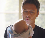 He's a proud papa