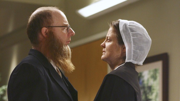 GREY'S ANATOMY - "Great Expectations" - While rumors of the Chief's departure spread among the hospital staff, Bailey proposes the creation of a free clinic, and a Seattle Grace doctor receives a proposal of a different sort, on "Grey's Anatomy," THURSDAY, JANUARY 25 (9:00-10:01 p.m., ET) on the ABC Television Network. (ABC/SCOTT GARFIELD)MICHAEL P. BYRNE, KATHLEEN MARY CARTHY