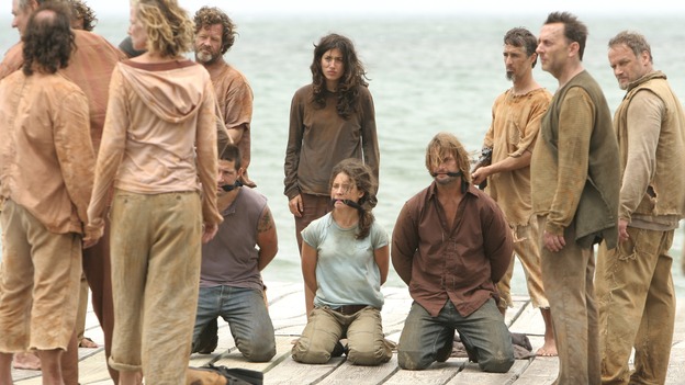 Double-DealingJack and his team follow Michael into a trap where they are captured. The leader of the Others turns out to be Henry Gale. He gives Walt back to Michael and they are allowed to sail away on a boat. Hurley is also set free so that he can warn the other survivors to steer clear of the Others. As for Jack, Kate and Sawyer...well, let's just say Henry must have "Other" plans for them.