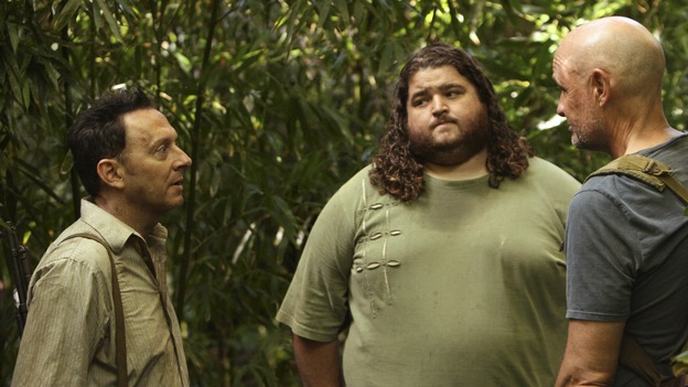 LOST - "Cabin Fever" - Locke is enlightened as to the whereabouts of Jacob's cabin, and life aboard the freighter becomes perilous, on "Lost," THURSDAY, MAY 8 (10:02-11:00 p.m., ET) on the ABC Television Network. (ABC/MARIO PEREZ)MICHAEL EMERSON, JORGE GARCIA, TERRY O'QUINN