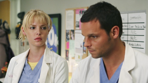 GREY'S ANATOMY - "Tell Me Sweet Little Lies" (ABC/MICHAEL DESMOND)KATHERINE HEIGL, JUSTIN CHAMBERS