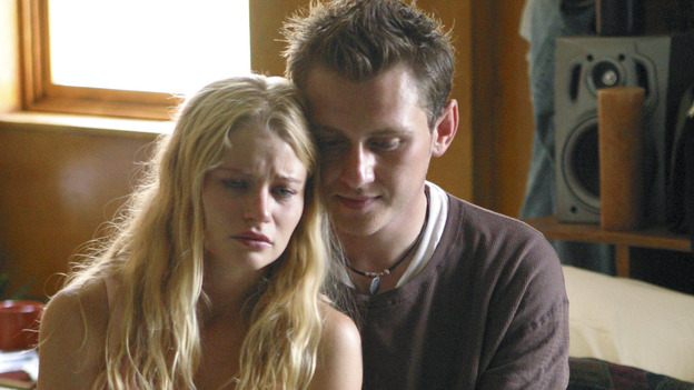 LOST - "Raised By Another" - Jack, Kate and Charlie wonder if Claire's disturbing nightmares might be coming true to threaten her life and the life of her unborn child, and a missing castaway returns with frightening news about what lies just beyond the mountains, on "Lost," WEDNESDAY, DECEMBER 1 (8:00-9:01 p.m., ET), on the ABC Television Network. (ABC/MARIO PEREZ) EMILIE DE RAVIN, KEIR O'DONNELL