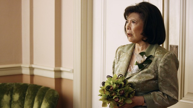GREY'S ANATOMY - "Didn't We Almost Have It All" - Cristina and Burke's wedding day arrives - along with the interns' first exam results - and a successor to the Chief is named, as Callie and George make a big decision about their relationship, on the Season Finale of "Grey's Anatomy," THURSDAY, MAY 17 (9:00-10:07 p.m., ET) on the ABC Television Network. (ABC/SCOTT GARFIELD)TSAI CHIN