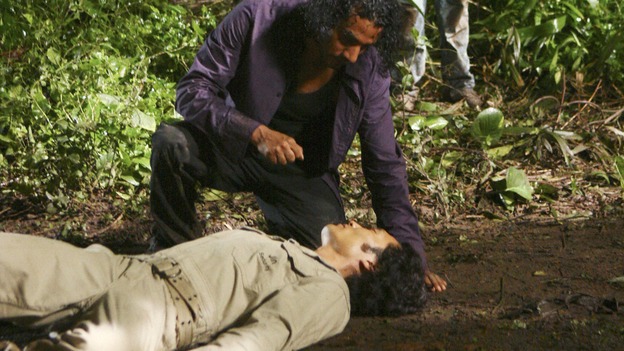 LOST - "He's Our You" - Things begin to unravel when one of the survivors goes rogue and takes matters into their own hands -- risking the lives of everyone on the island -- on "Lost," WEDNESDAY, MARCH 25 (9:00-10:02 p.m., ET) on the ABC Television Network.  (ABC/MARIO PEREZ)NAVEEN ANDREWS, DANIEL DAE KIM, STERLING BEAUMON
