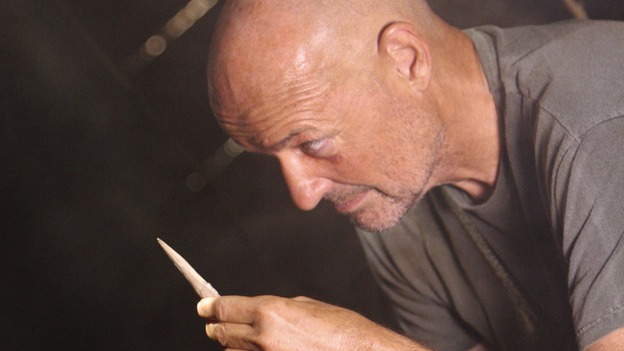LOST - "The Brig" - A newly focused Locke breaks away from "The Others" in an attempt to persuade Sawyer to help rid them of a great nemesis that has caused nothing but pain in both of their lives. Meanwhile, a new island inhabitant discloses some shocking information about Oceanic Flight 815, on "Lost," WEDNESDAY, MAY 2 (10:00-11:00 p.m., ET), on the ABC Television Network. (ABC/MARIO PEREZ)TERRY O'QUINN